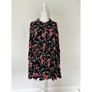 FREE PEOPLE LIGHTEN UP BOHO MINI FLORAL DRESS Size S